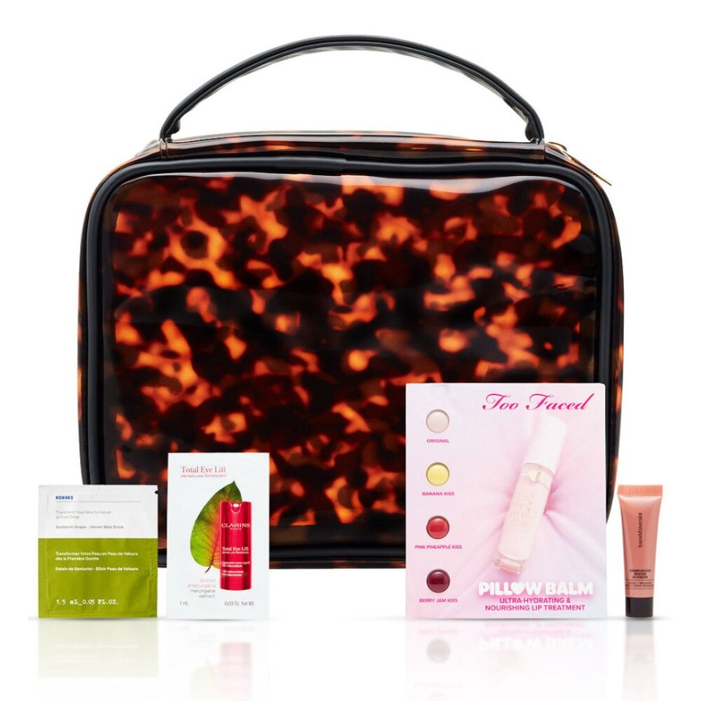 Beauty Cosmetics Pouch + 4-Pc
